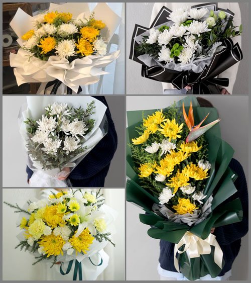江苏连云港东海县平明镇纪荡村白事花束代送